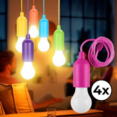 Lampadine a sospensione senza fili (4 pezzi) | HALOGLO