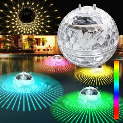 Luci solari galleggianti per piscina | DISCOGLO