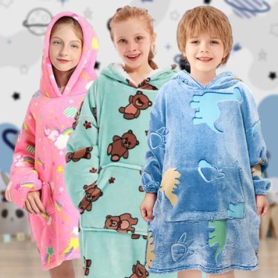 Felpa coperta per bambini che si illumina al buio | KIDHUG