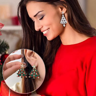 Orecchini a forma di albero di Natale | SPARKICE