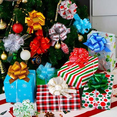 Fiocchi da tirare per i regali di Natale (9pz) | GIFTBOW
